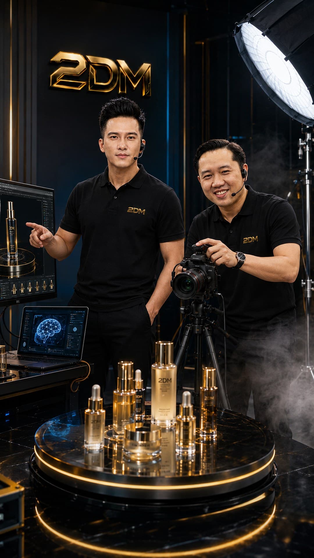 Bàn xoay mỹ phẩm cao cấp