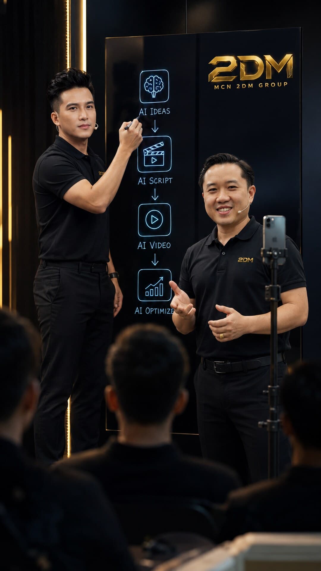 Giảng dạy trên bảng trắng