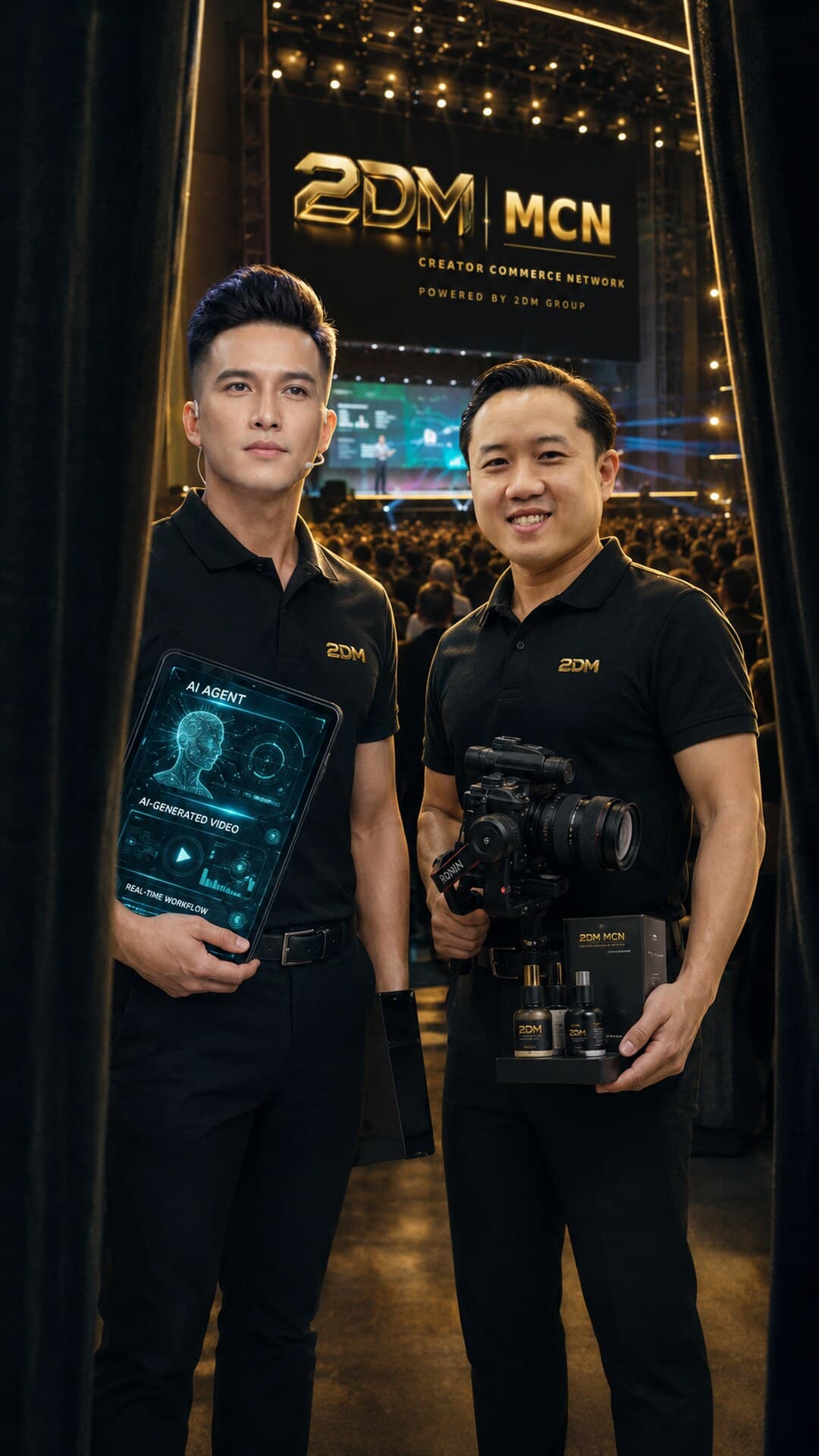 Phía sau rèm sân khấu