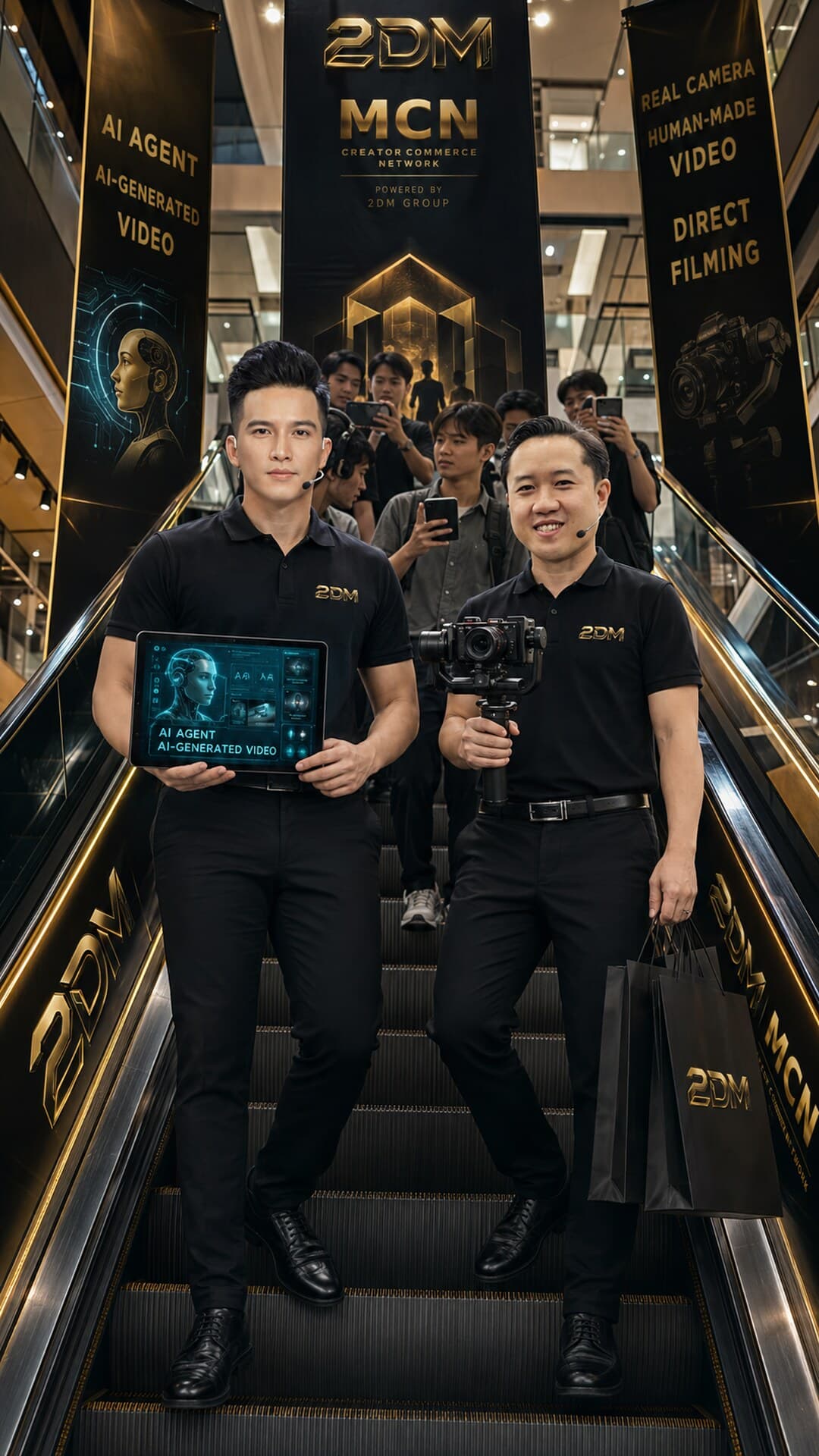 Roadshow với thang cuốn