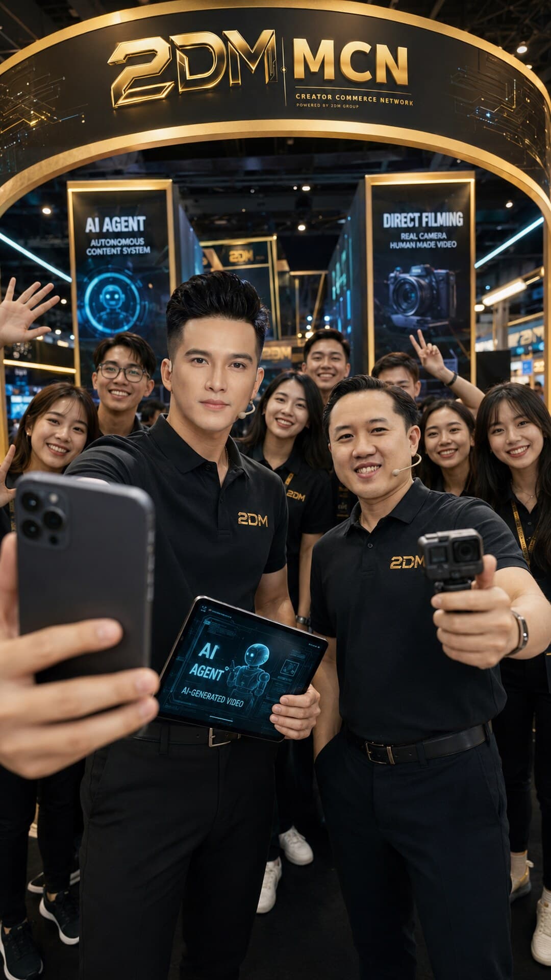 KOL và KOC chụp ảnh cùng nhau