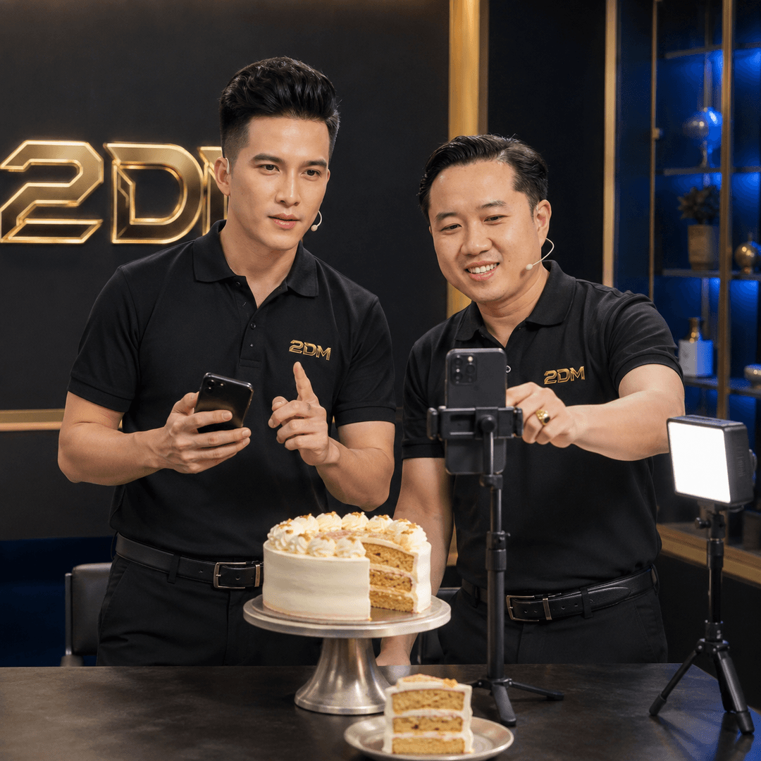 Huấn luyện quay video bán bánh