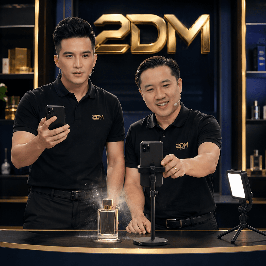 Huấn luyện quay video bán nước hoa