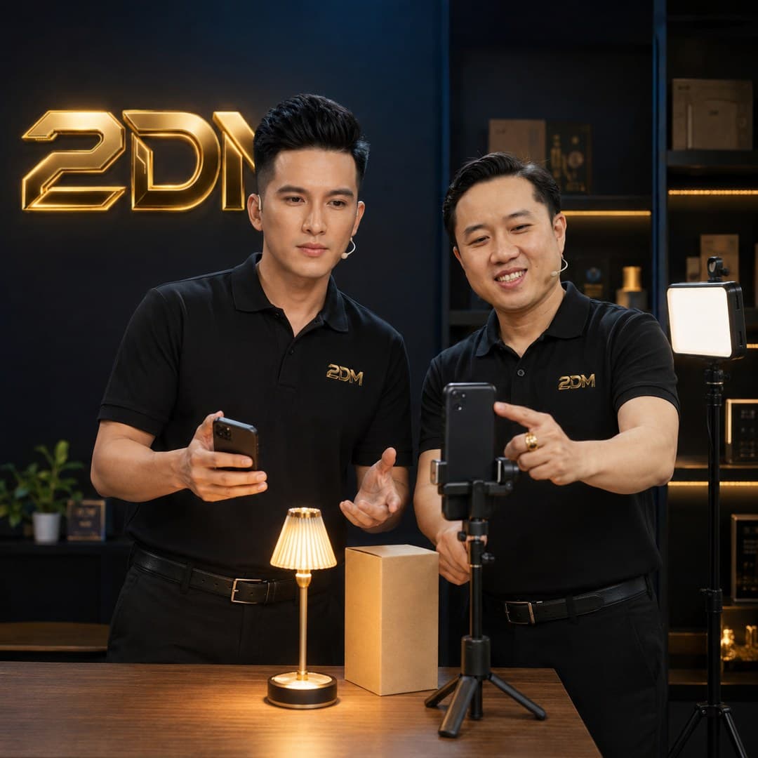 Huấn luyện quay video bán đèn bàn