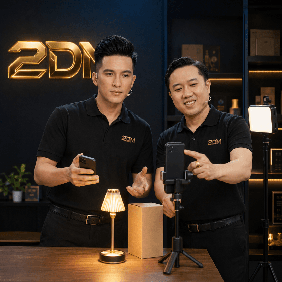Huấn luyện quay video bán đèn bàn