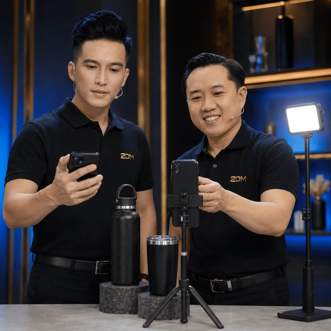 Hướng dẫn quay video bán bình giữ nhiệt