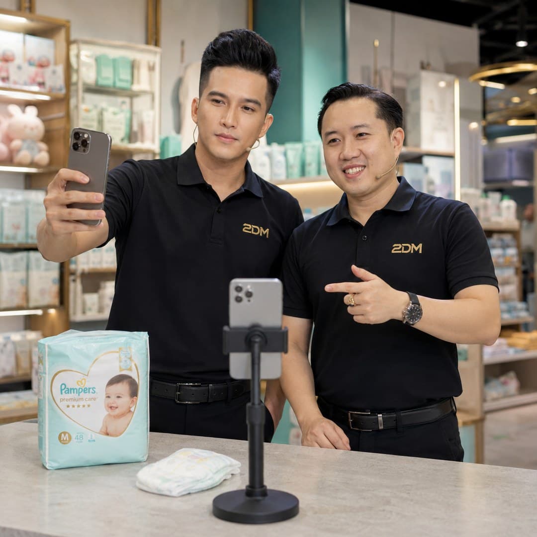 Đào tạo quay video bán tã em bé
