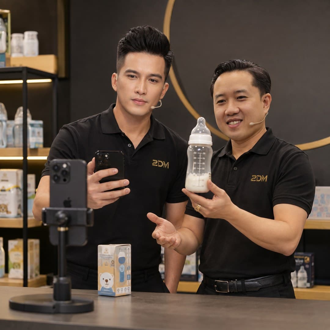 Đào tạo quay video bán bình sữa