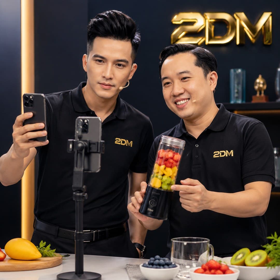Đào tạo quay video bán máy xay mini