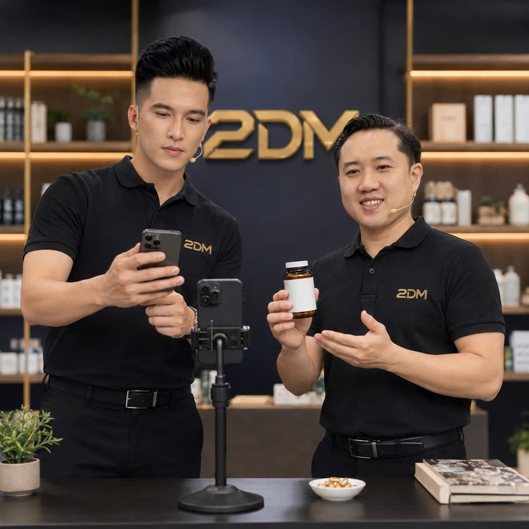 Đào tạo quay video bán vitamin
