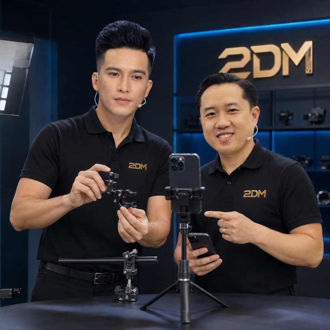 Đào tạo quay video bán giá đỡ điện thoại xe máy