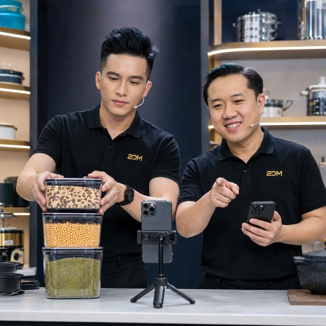 Đào tạo quay video bán hộp bảo quản thực phẩm