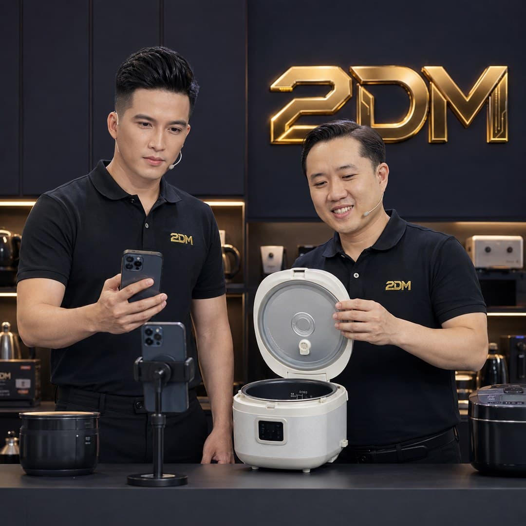 Đào tạo quay video bán nồi cơm điện